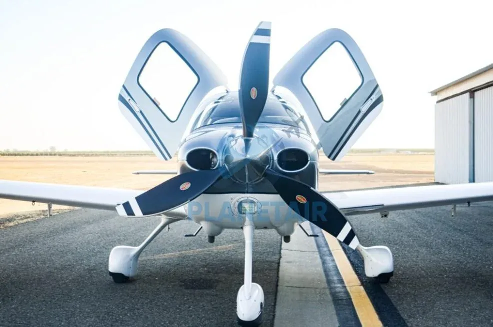 Exterior view of a 2016 Cirrus SR22 GTS.