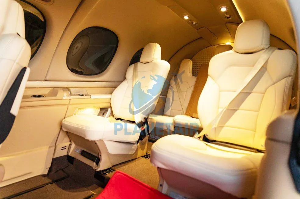 Cabin interior of a 2019 Cirrus Vision SF50.