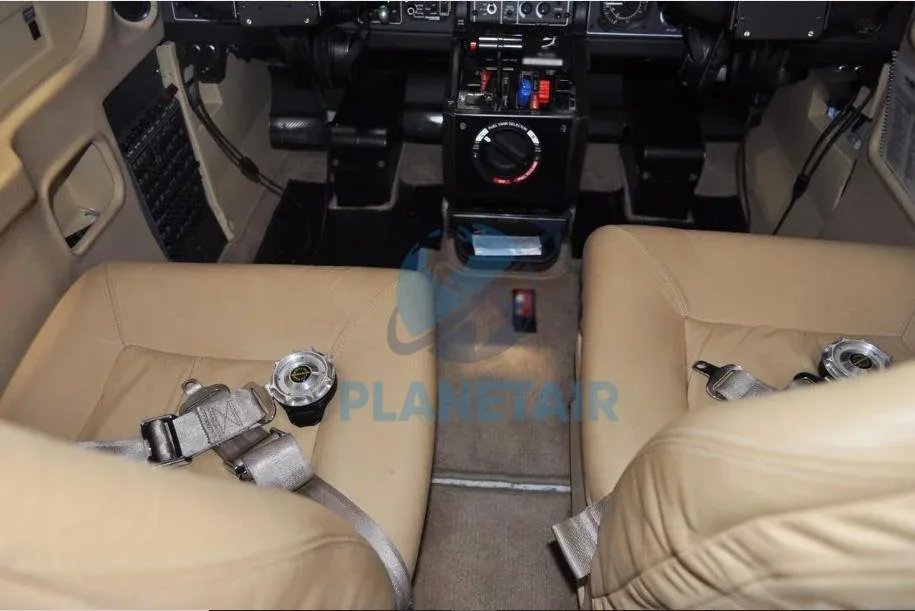Cabin interior of a 2006 Daher SOCATA 850.