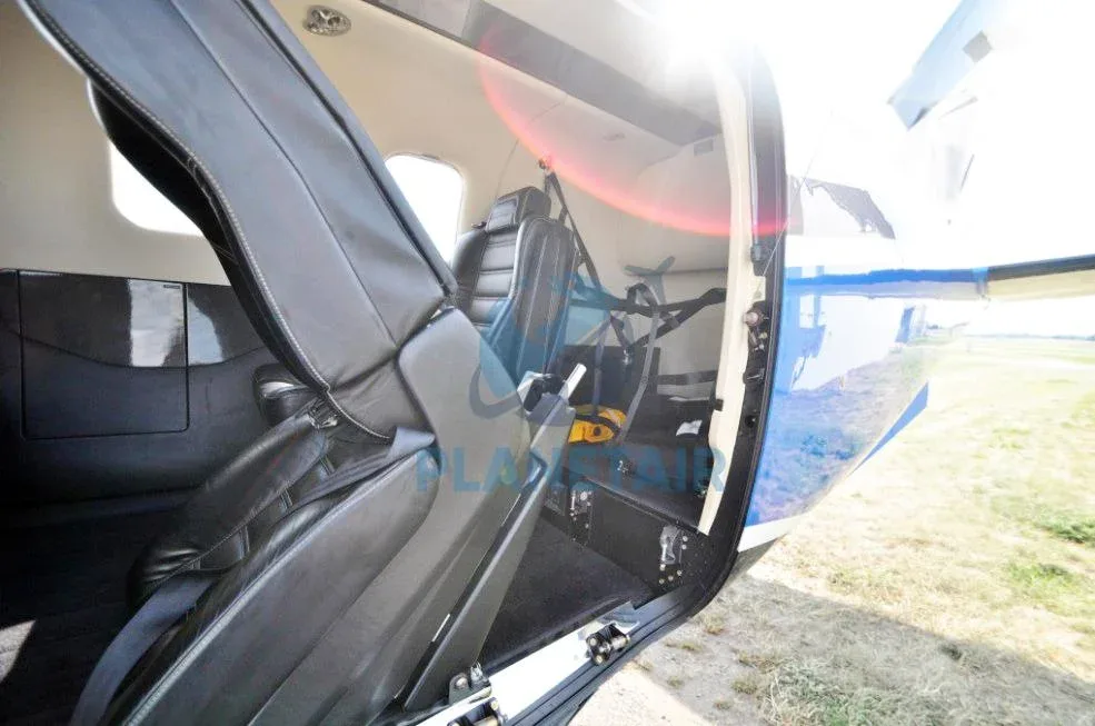 Cabin interior of a 2016 Daher SOCATA TBM 930.