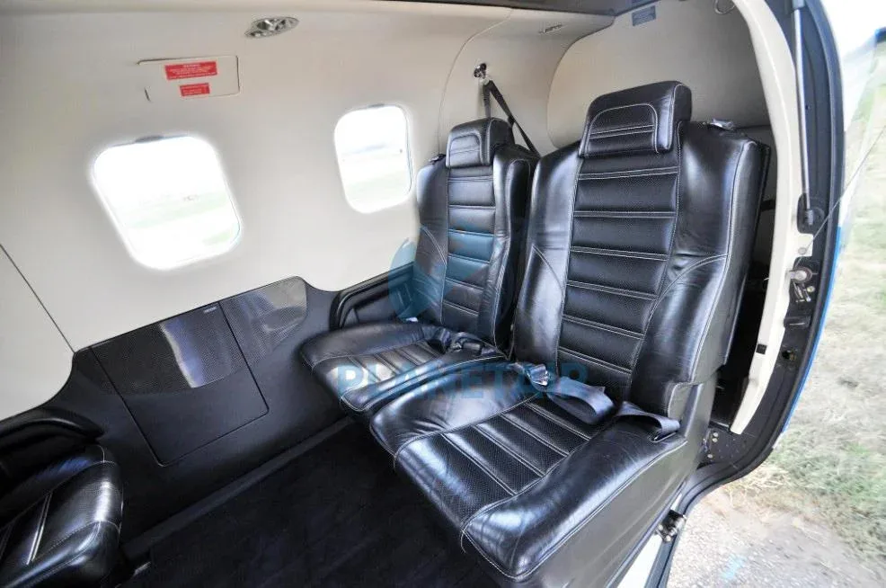 Cabin interior of a 2016 Daher SOCATA TBM 930.