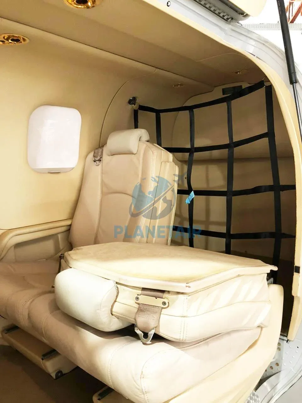 Cabin interior of a 2008 Daher Socata TBM850.