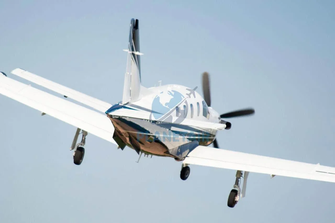 Marketing image of a 2008 Daher Socata TBM850.