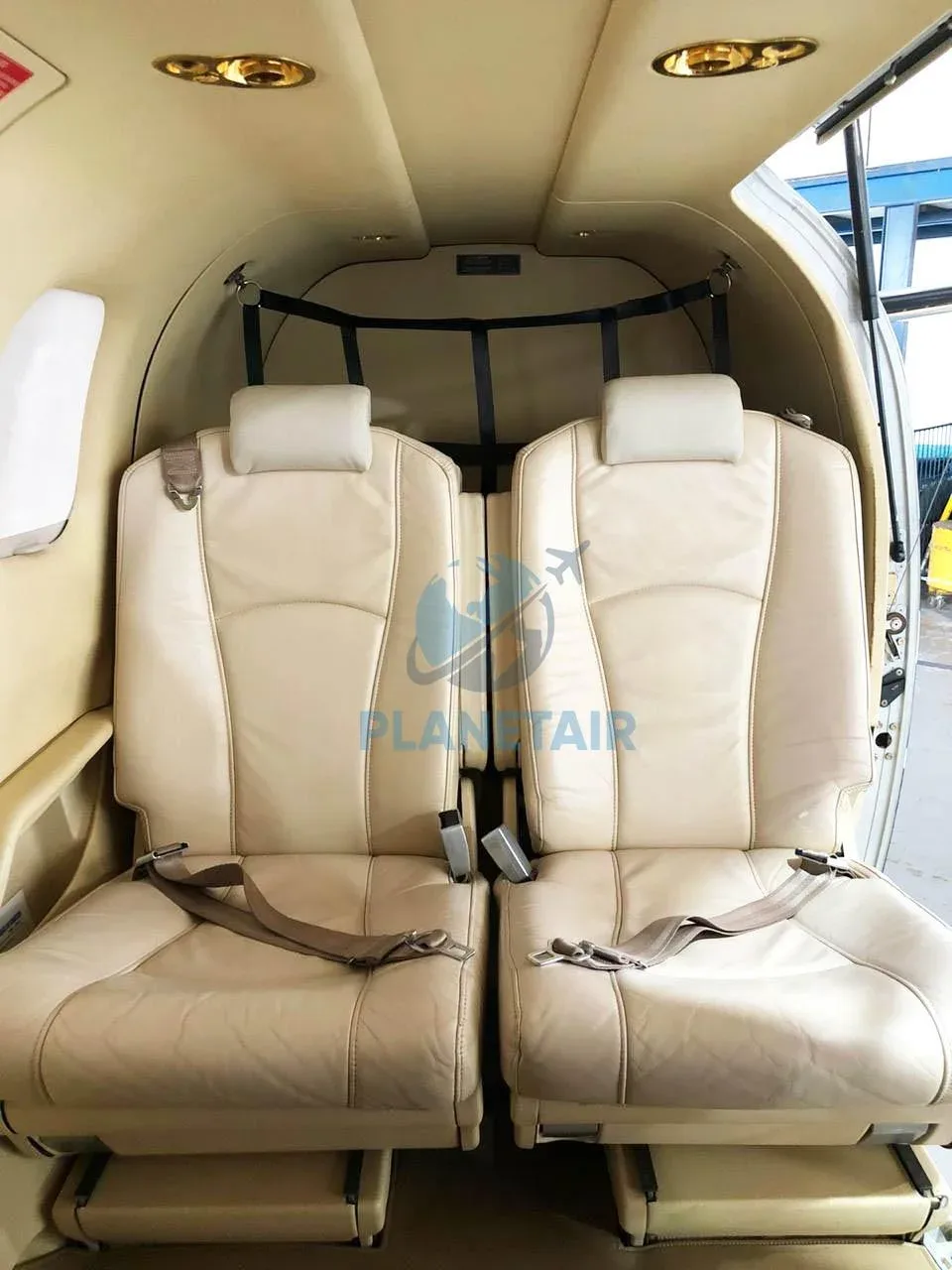 Cabin interior of a 2008 Daher Socata TBM850.