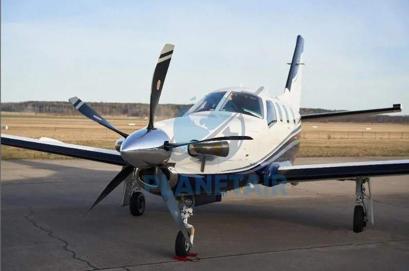 Exterior view of a 2010 Daher Socata TBM850.