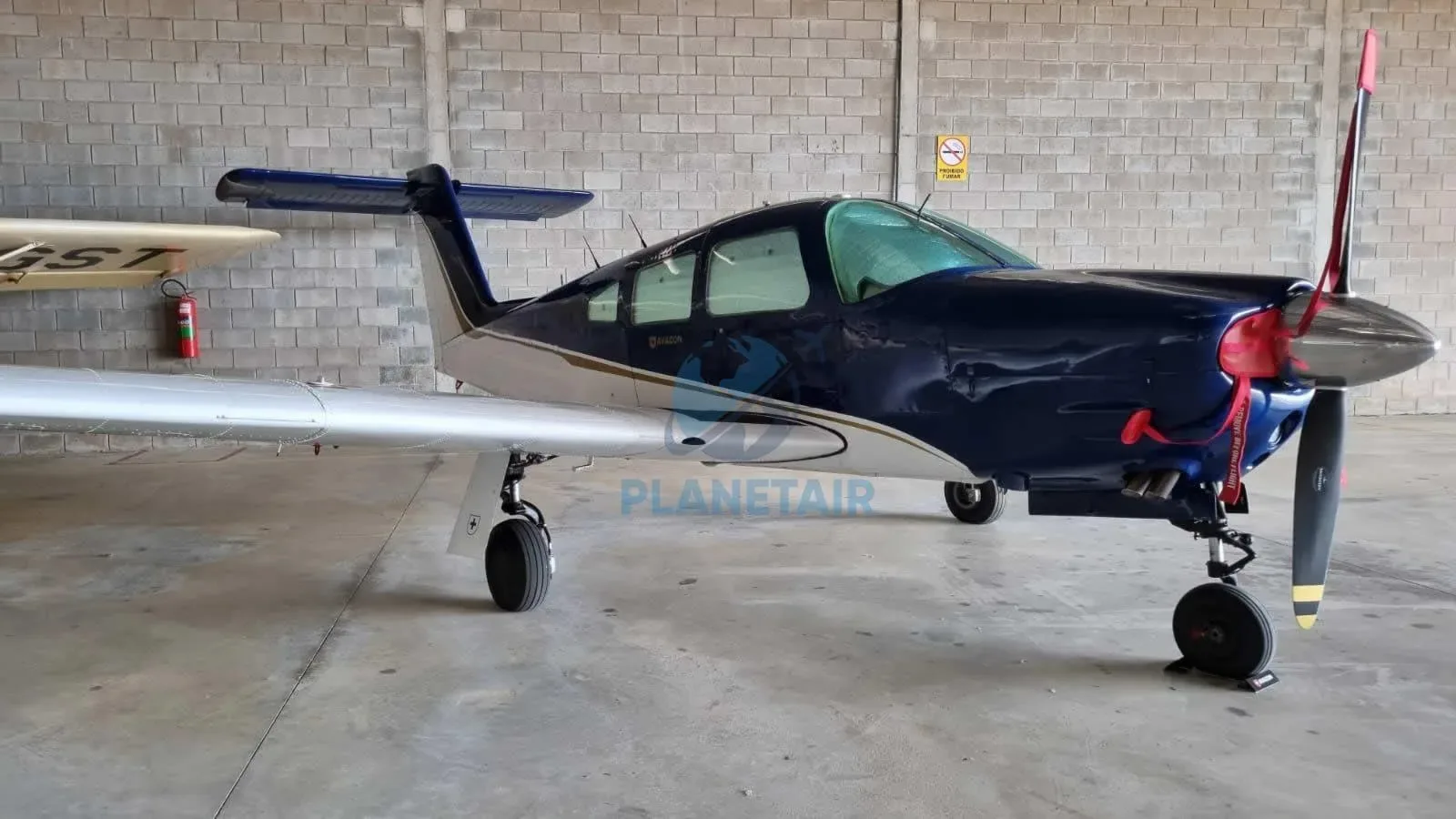 Exterior view of a 1980 Embraer CORISCO ASPIRADO.