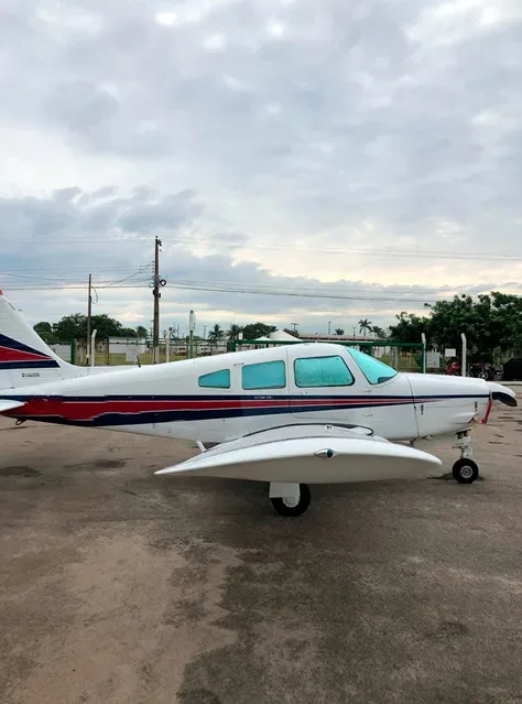 Exterior view of a 1977 Embraer Corisco.
