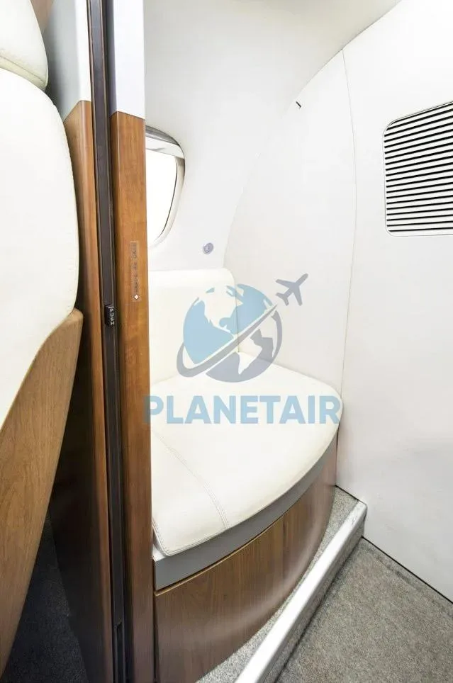Cabin interior of a 2009 Embraer Phenom 100.