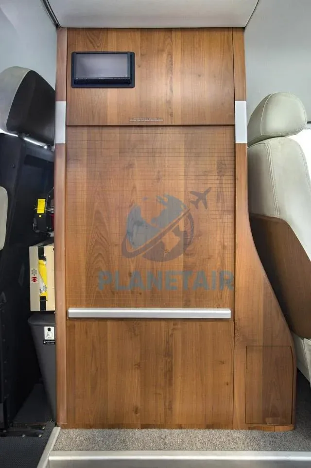 Cabin interior of a 2009 Embraer Phenom 100.
