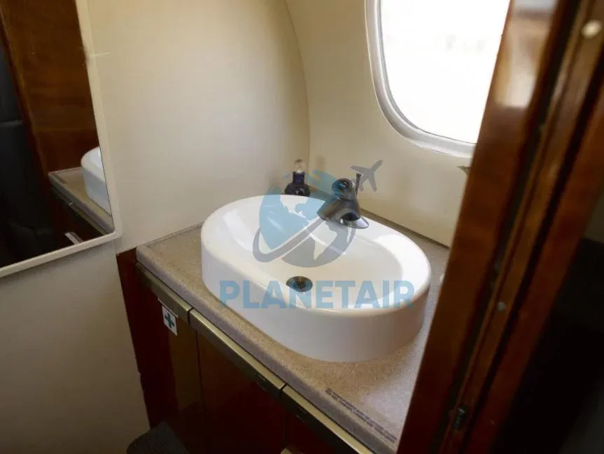 Cabin interior of a 2010 Embraer Phenom 300.