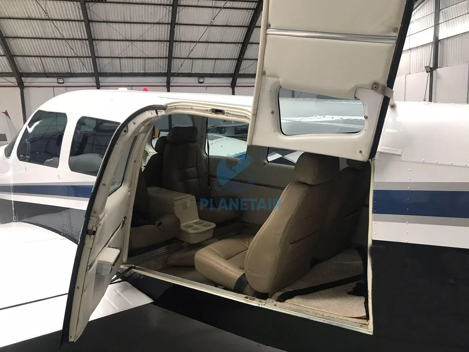 Cabin interior of a 1978 Embraer Seneca II EMB-810C.