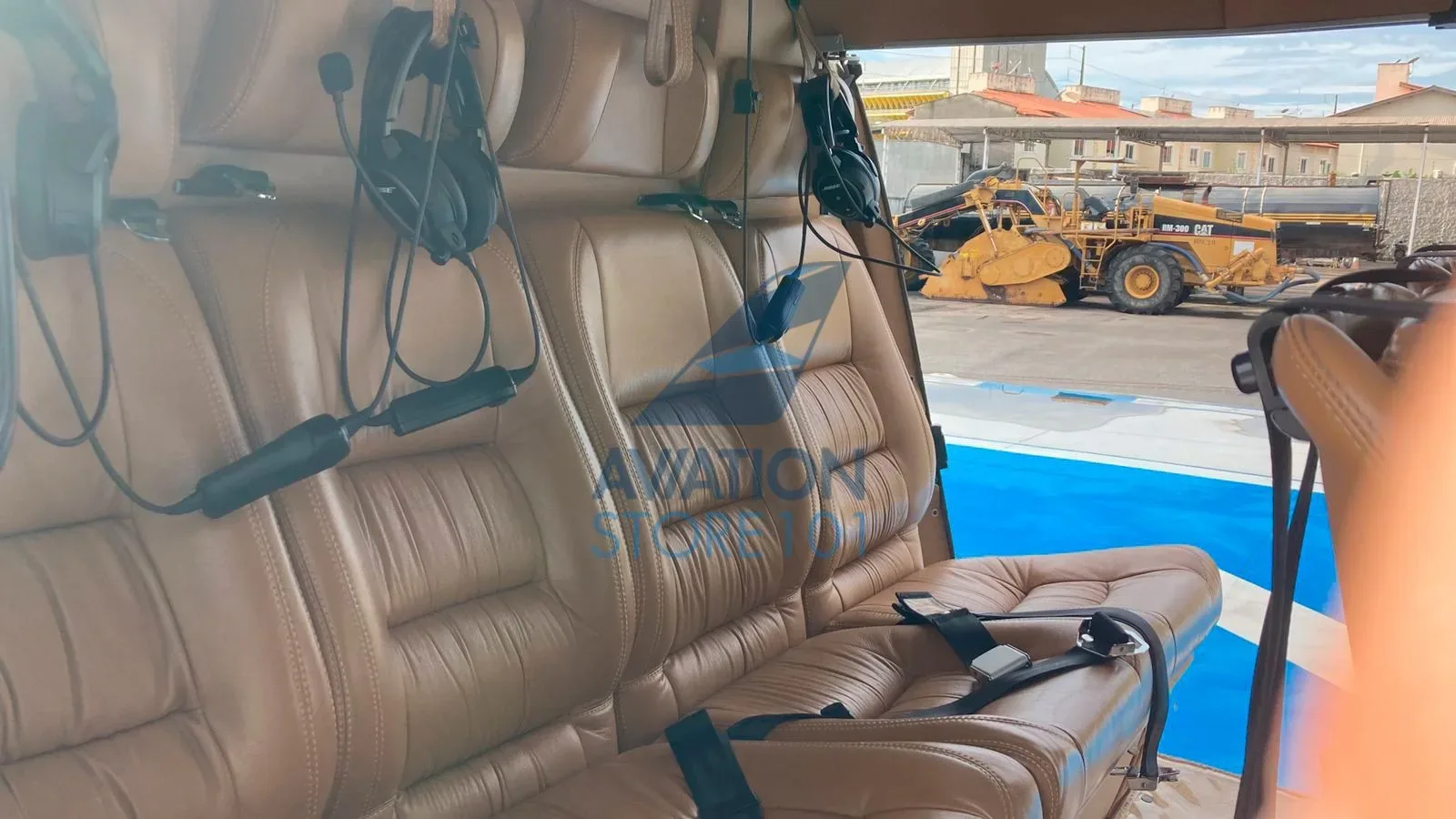 Cabin interior of a 2006 Eurocopter AS350B2.