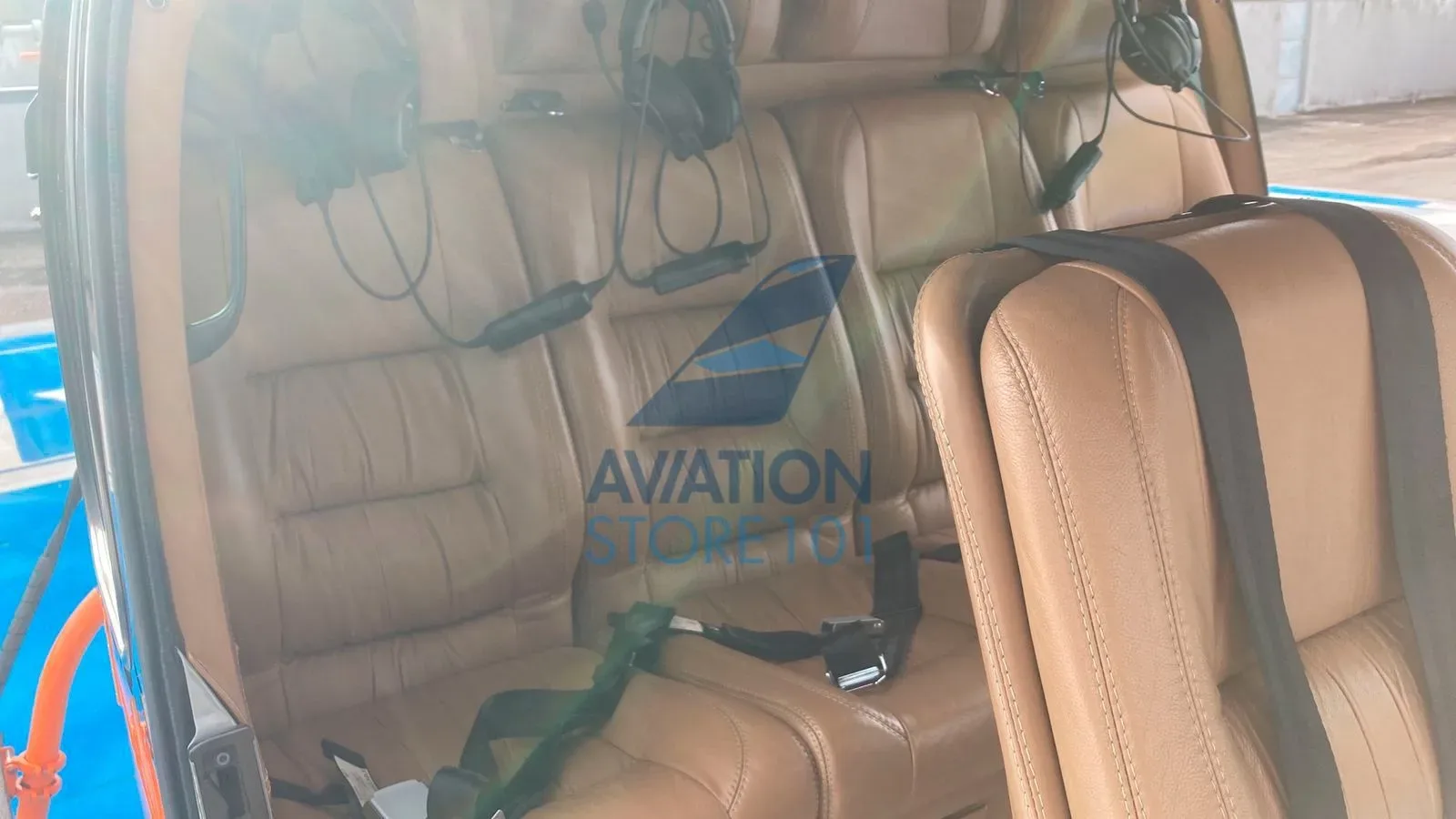 Cabin interior of a 2006 Eurocopter AS350B2.