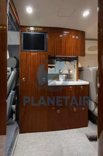 Cabin interior of a 2014 Gulfstream G150.