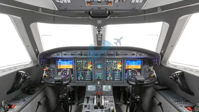 Avionics suite of a 2014 Gulfstream G150.