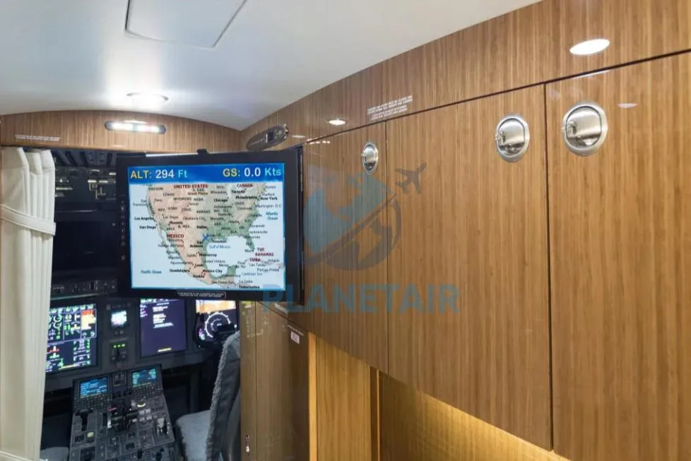 Avionics suite of a 2015 Gulfstream G150.