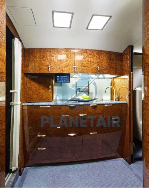 Cabin interior of a 2019 Gulfstream G280.