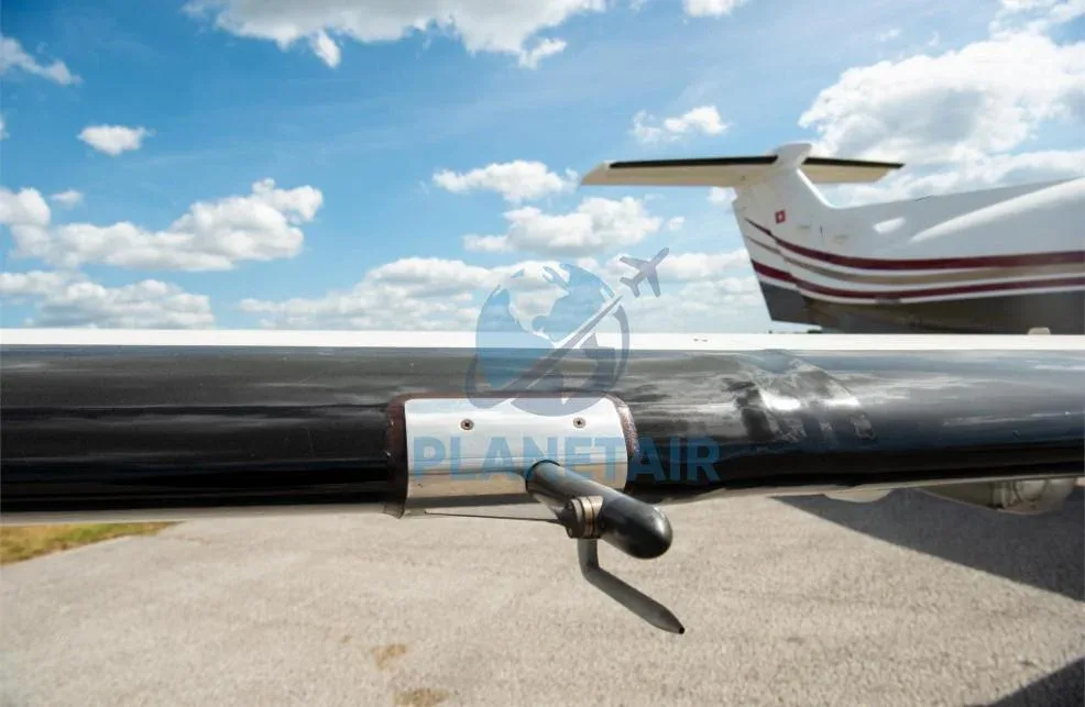 Exterior view of a 2008 Pilatus PC-12 NG.