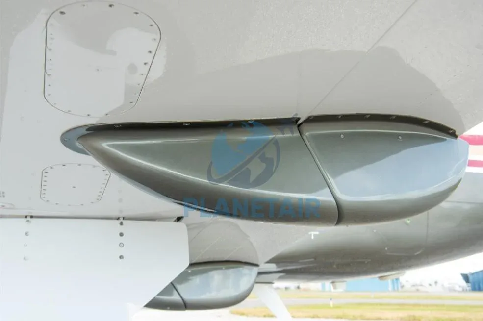 Engine detail of a 2008 Pilatus PC-12 NG.