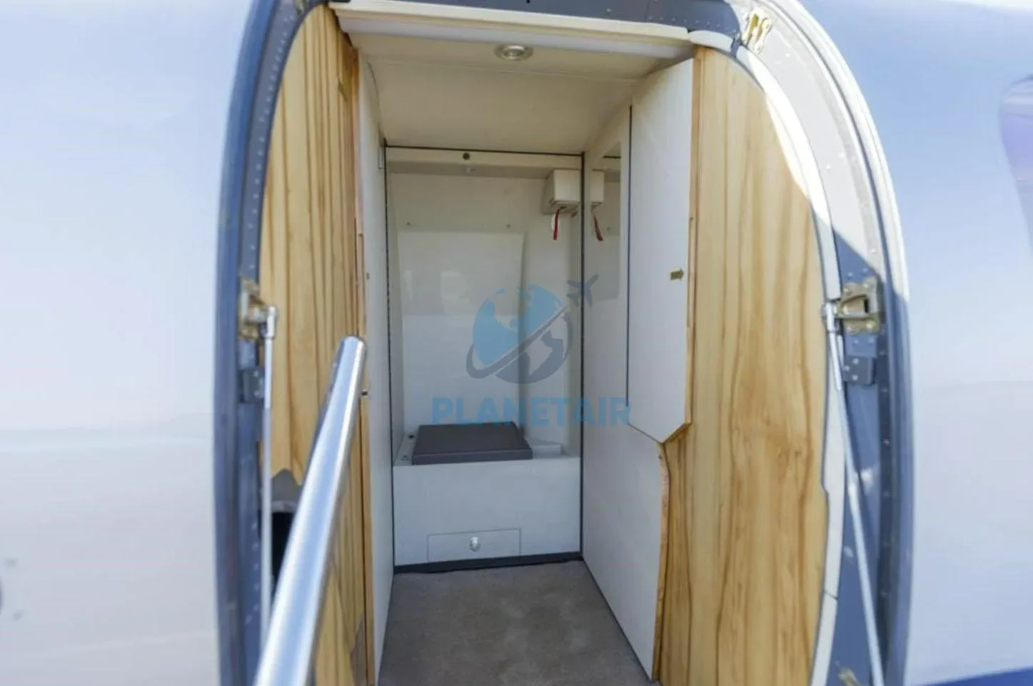 Cabin interior of a 2009 Pilatus PC-12 NG.