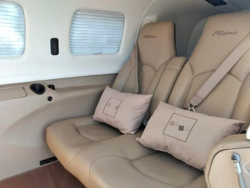 Cabin interior of a 2008 Piper Aircraft Matrix PA-46R-350T.