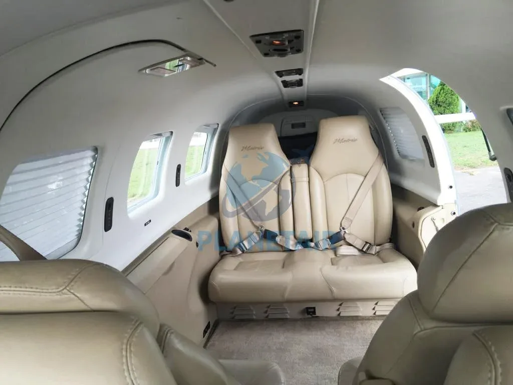 Cabin interior of a 2008 Piper AIRCRAFT MATRIX PA-46R-350T.