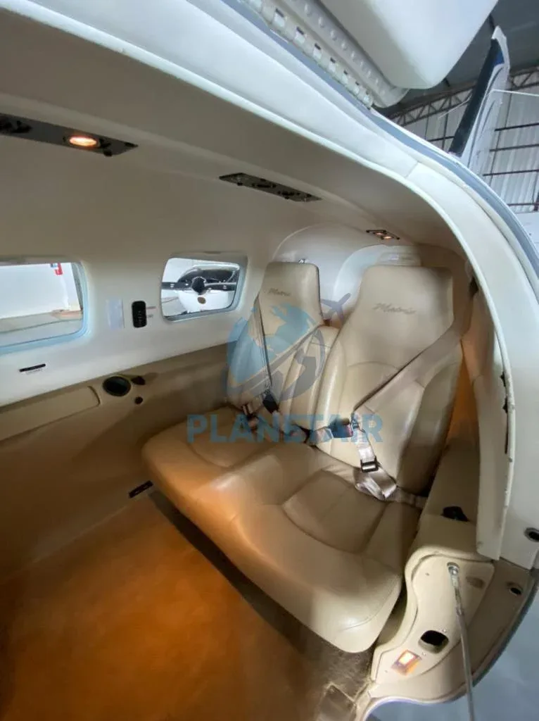 Cabin interior of a 2008 Piper AIRCRAFT MATRIX PA-46R-350T.