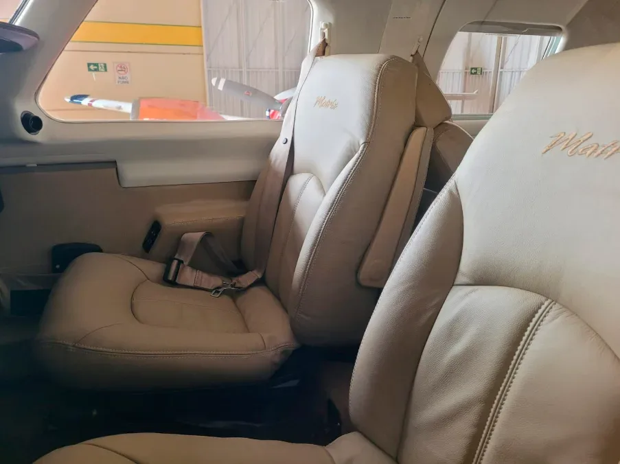 Cabin interior of a 2008 Piper Aircraft Matrix PA-46R-350T.
