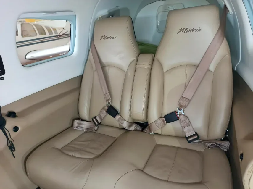 Cabin interior of a 2008 Piper Aircraft Matrix PA-46R-350T.