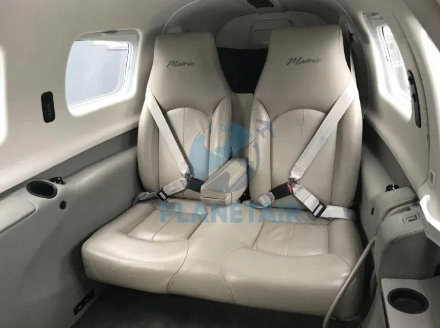 Cabin interior of a 2008 Piper AIRCRAFT MATRIX PA-46R-350T.