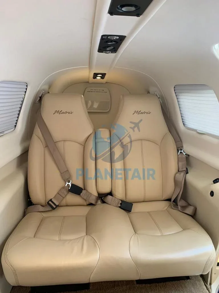 Cabin interior of a 2013 Piper Aircraft Matrix PA-46R-350T.