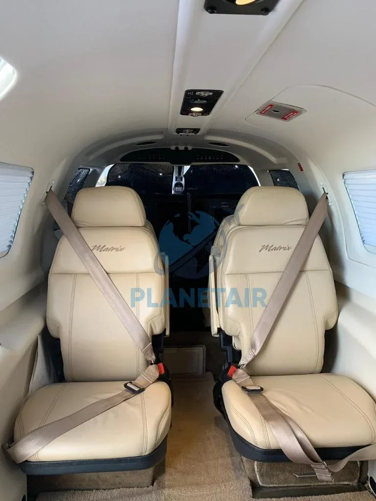 Cabin interior of a 2013 Piper Aircraft Matrix PA-46R-350T.