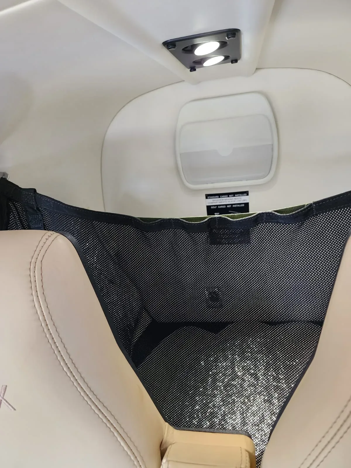 Cabin interior of a 2015 Piper Aircraft Matrix PA-46R-350T.