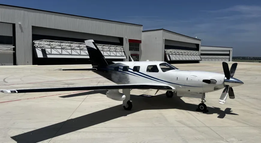 Exterior view of a 2009 Piper Aircraft Meridian.