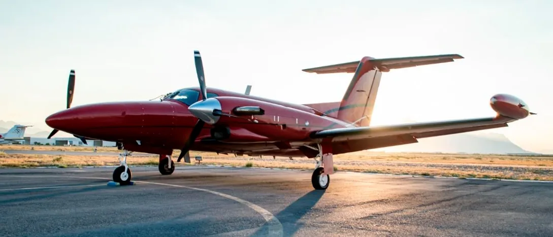 Exterior view of a 1984 Piper Cheyenne III A.