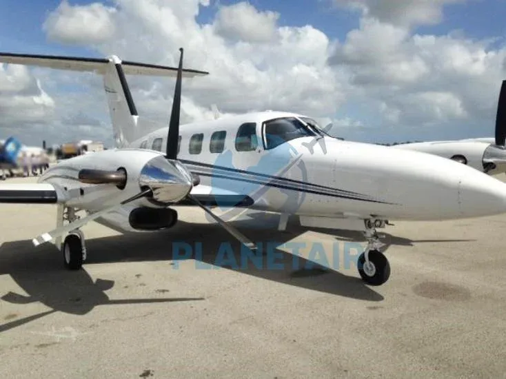 Exterior view of a 1981 Piper Cheyenne III.