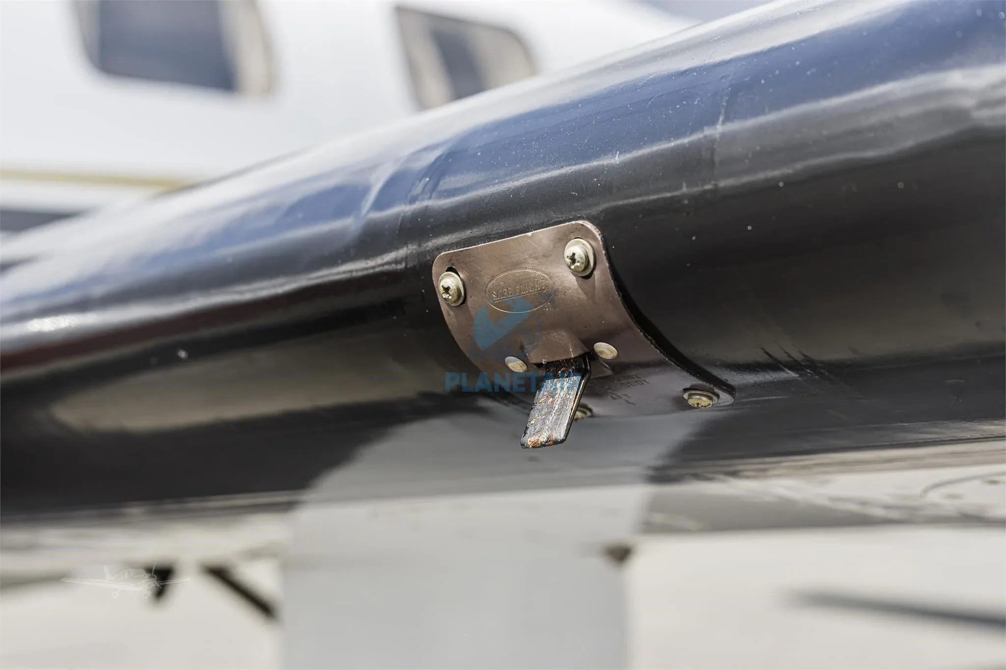 Engine detail of a 1986 Piper JETPROP DL PA-46.