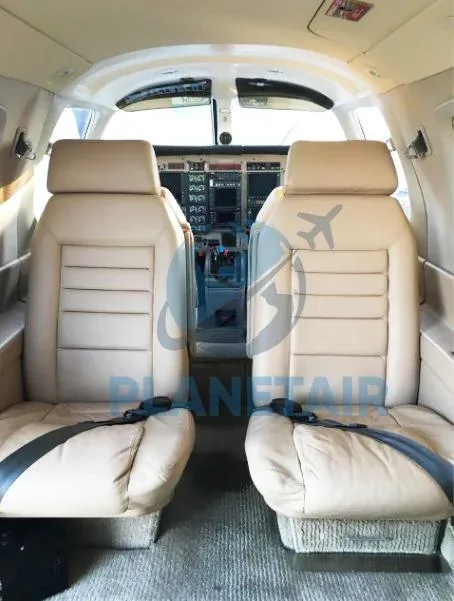 Cabin interior of a 1995 Piper JETPROP DL PA-46.
