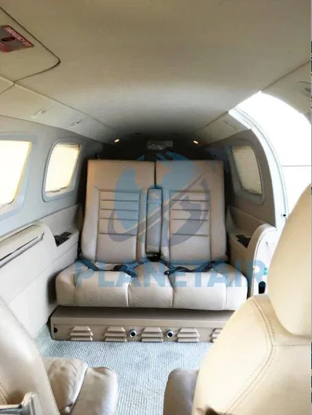 Cabin interior of a 1995 Piper JETPROP DL PA-46.