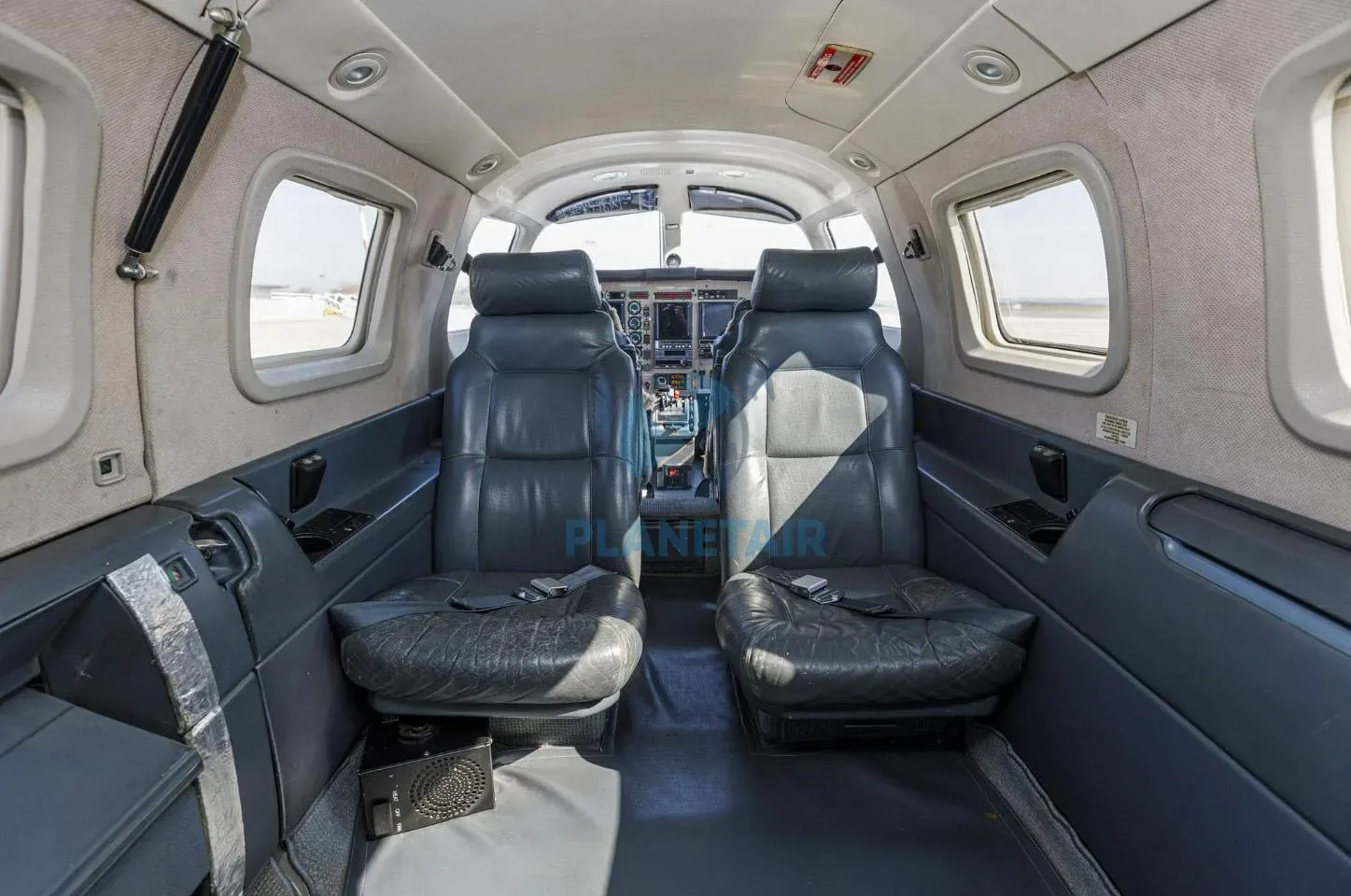 Cabin interior of a 1990 Piper Jetprop DLX PA-46.