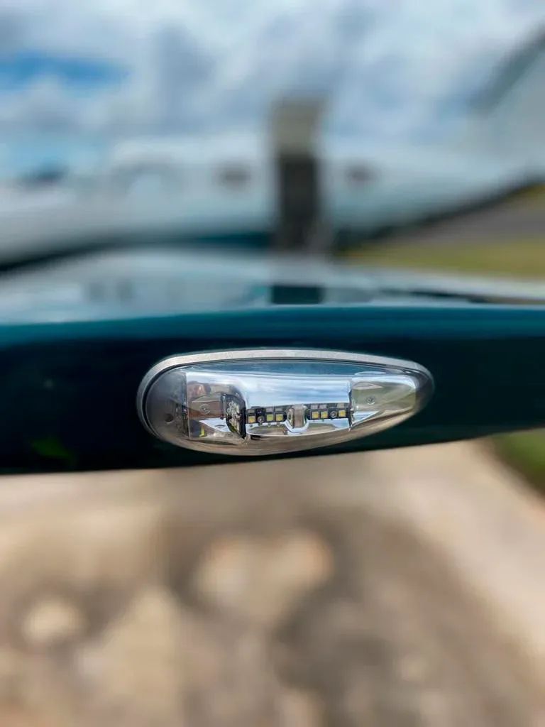 Engine detail of a 2008 Piper Jetprop.