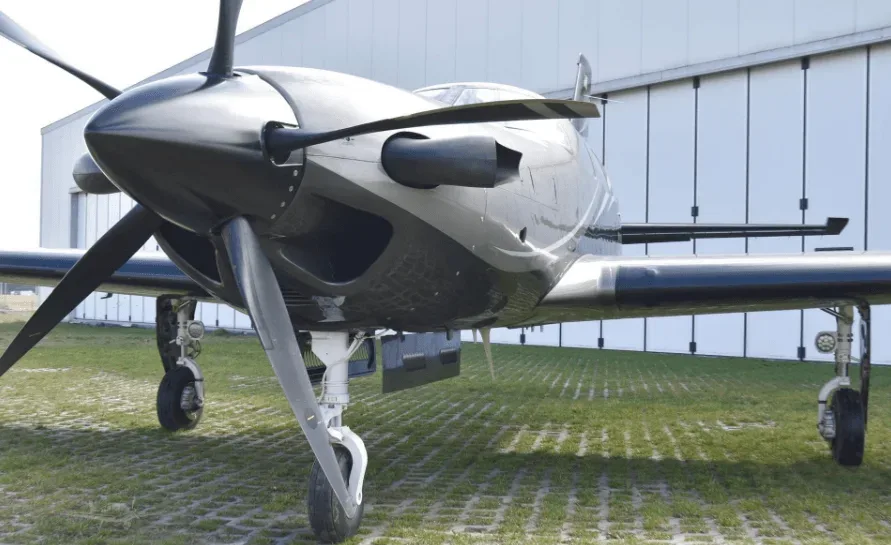 Exterior view of a 2021 Piper M600 SLS.