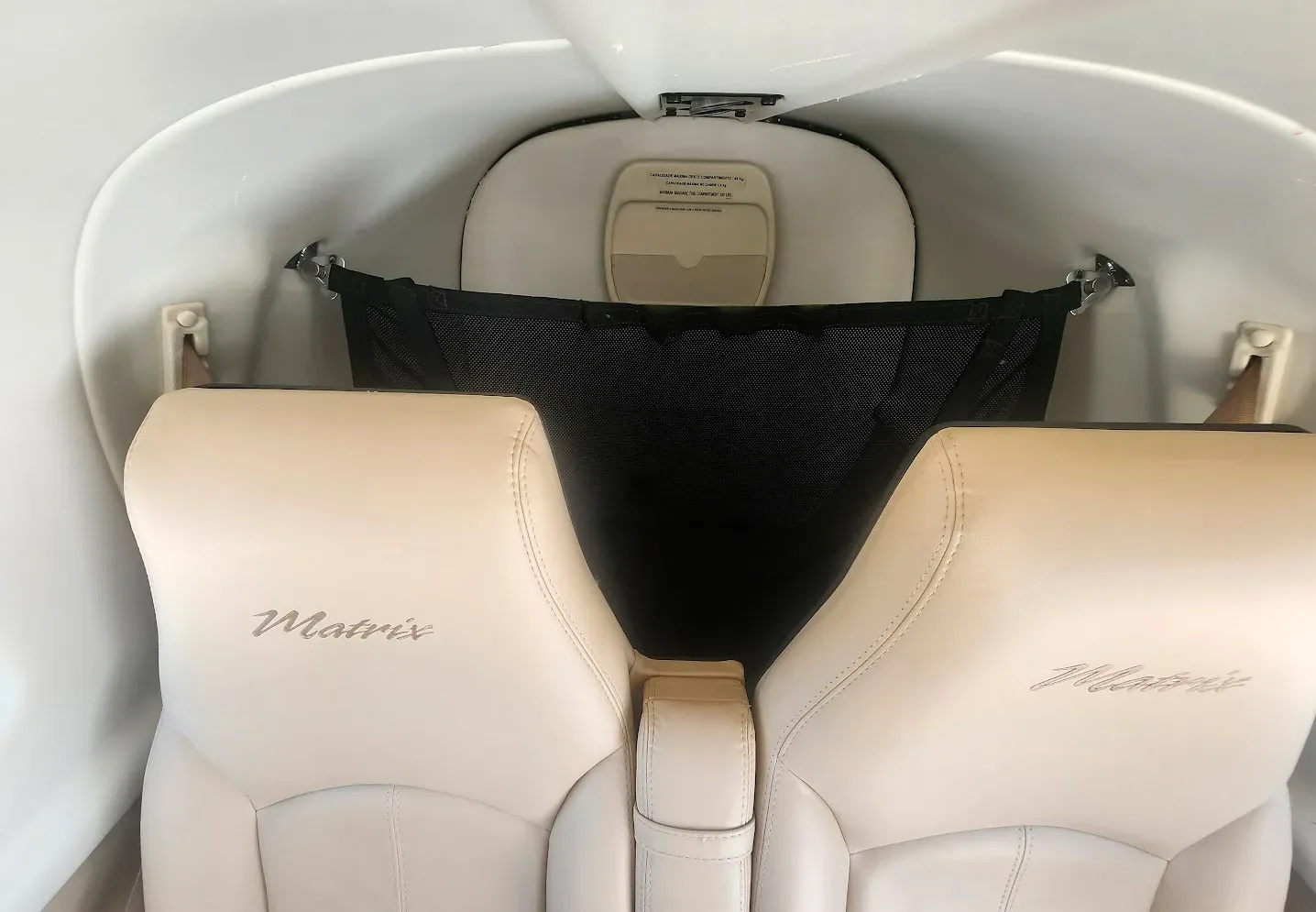 Cabin interior of a 2008 Piper Matrix PA-46R-350T.