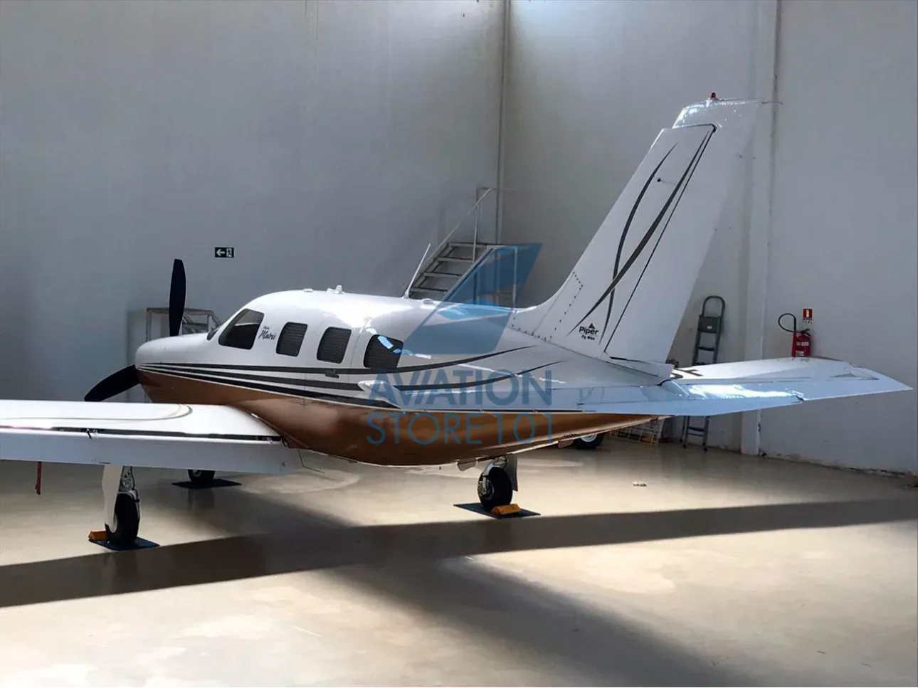 Exterior view of a 2009 Piper Matrix PA-46R-350T.