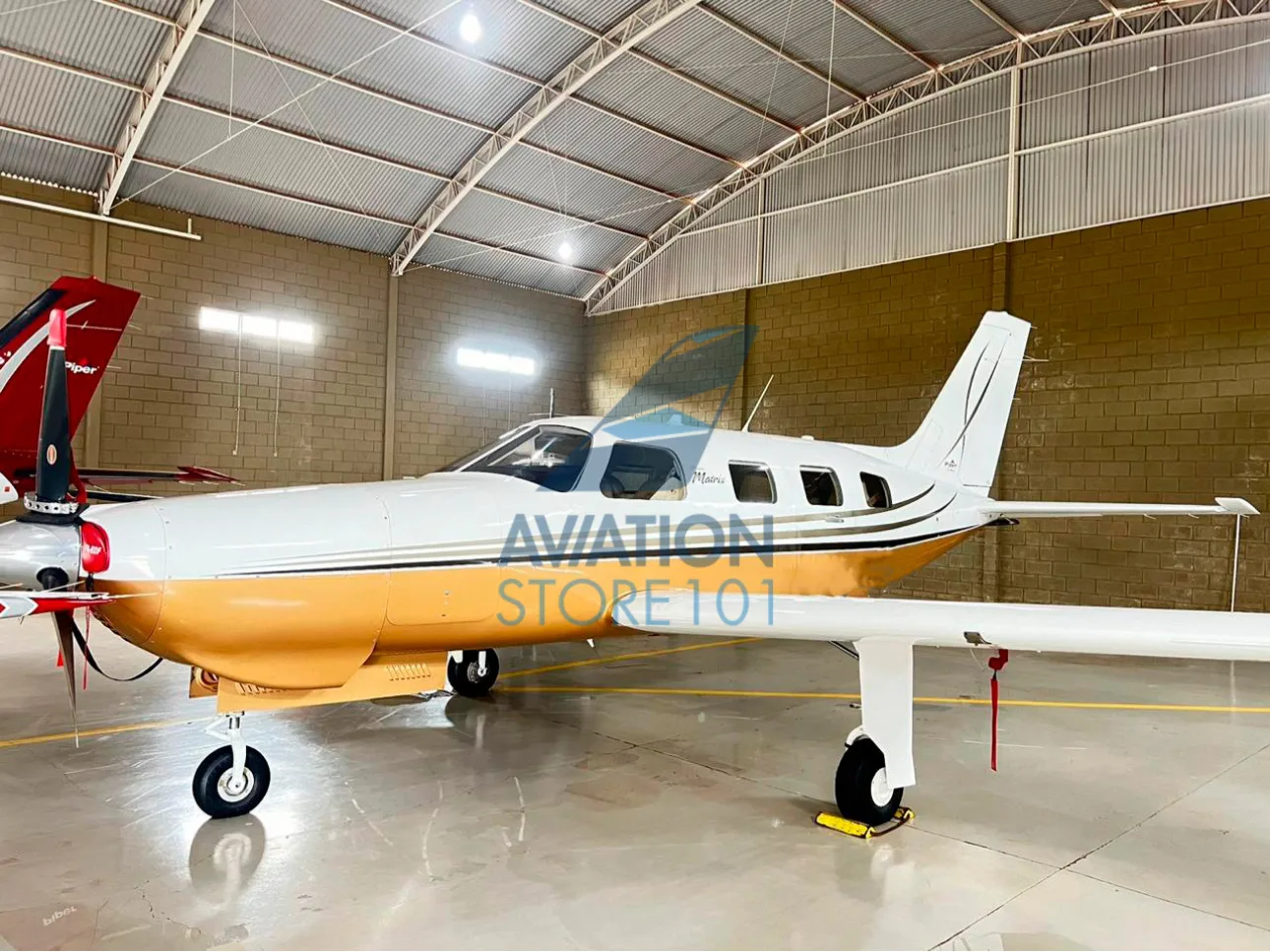 Exterior view of a 2009 Piper Matrix PA-46R-350T.