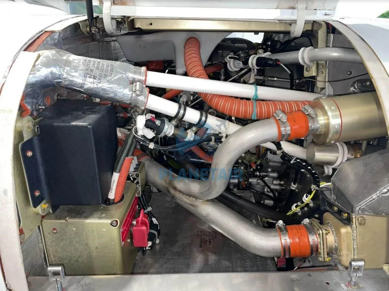 Engine detail of a 2016 Piper Meridian M500 PA-46-500TP.