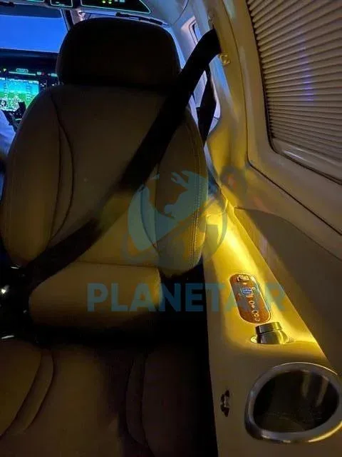 Cabin interior of a 2019 Piper MERIDIAN M500 PA-46-500TP.