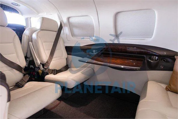 Cabin interior of a 2017 Piper MERIDIAN M600 PA-46-600TP.