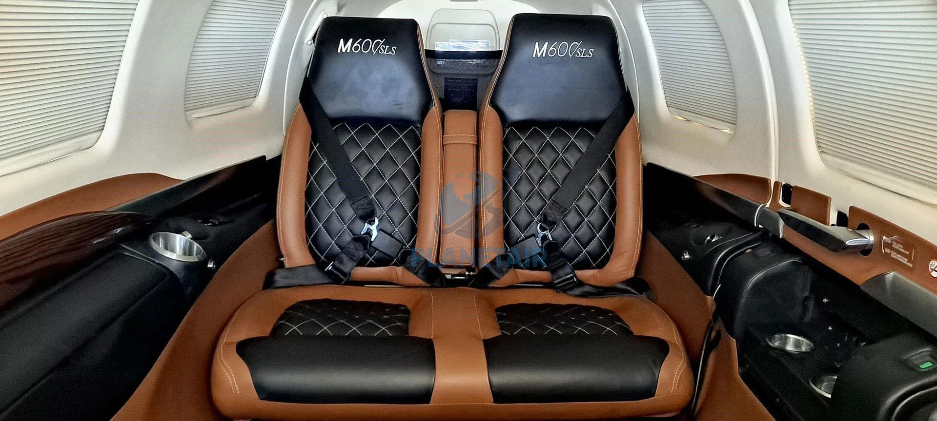 Cabin interior of a 2020 Piper MERIDIAN M600 SLS PA-46-600TP.