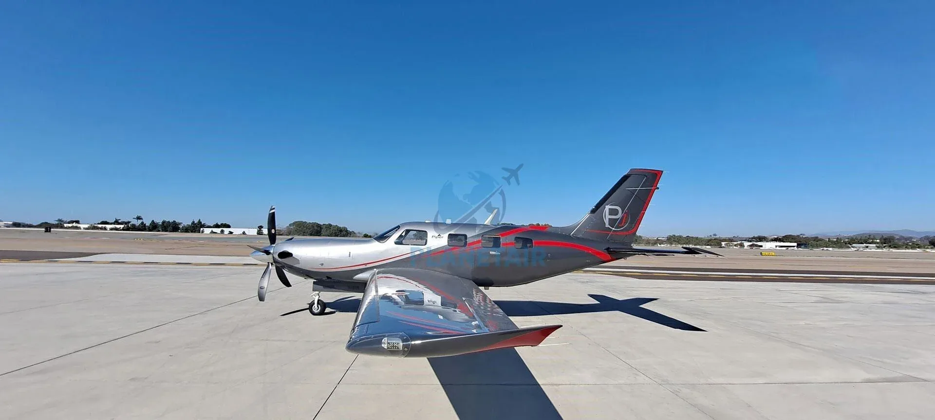 Exterior view of a 2020 Piper MERIDIAN M600 SLS PA-46-600TP.